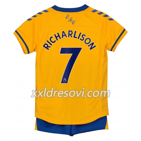 Everton Richarlison 7 Drugi Dječji Komplet Dresovi za Nogomet 2020-2021 (+ kratke hlače)